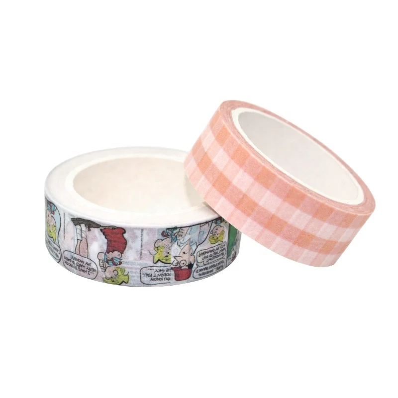 Wholesale Custom Make Eco Friendly Masking Washi Tape Cute Wide Kawaii