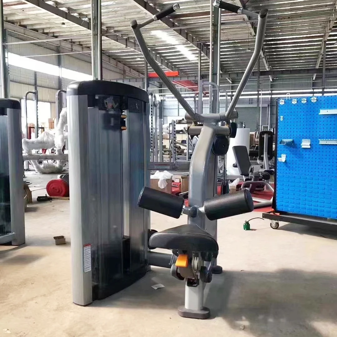 Gym Body Building Strength Training Adjustable bilateral life pin loaded Lat Pull Down machine fitness equipment