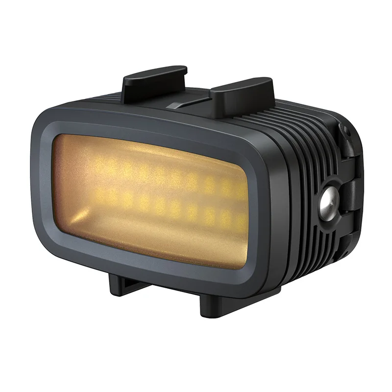 Wholesale 3 Color Filter 40m Waterproof Mini Diving Video LED Fill Lights Lamp Photographic Lighting For Gopro Camera Phone