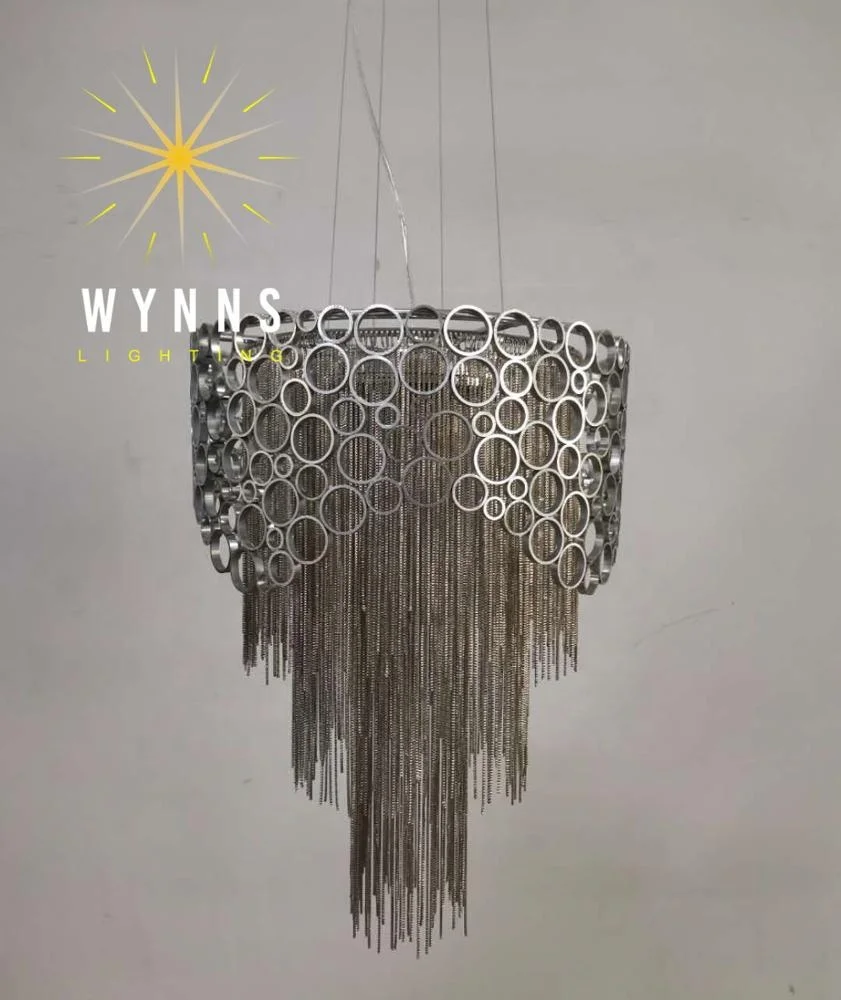 Modern Nordic Design Atlantis Cameo Chain Chandelier Lamp Customizable Ceiling Hanging Drop Lighting OEM ODM Projects