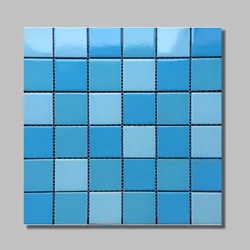 Mosaics Tile Competitive Price 2x2 Premium Stocks Ceramic Pool Tile Porcelain Square Main Stock 300*300mm Mesh-monuted Parquet
