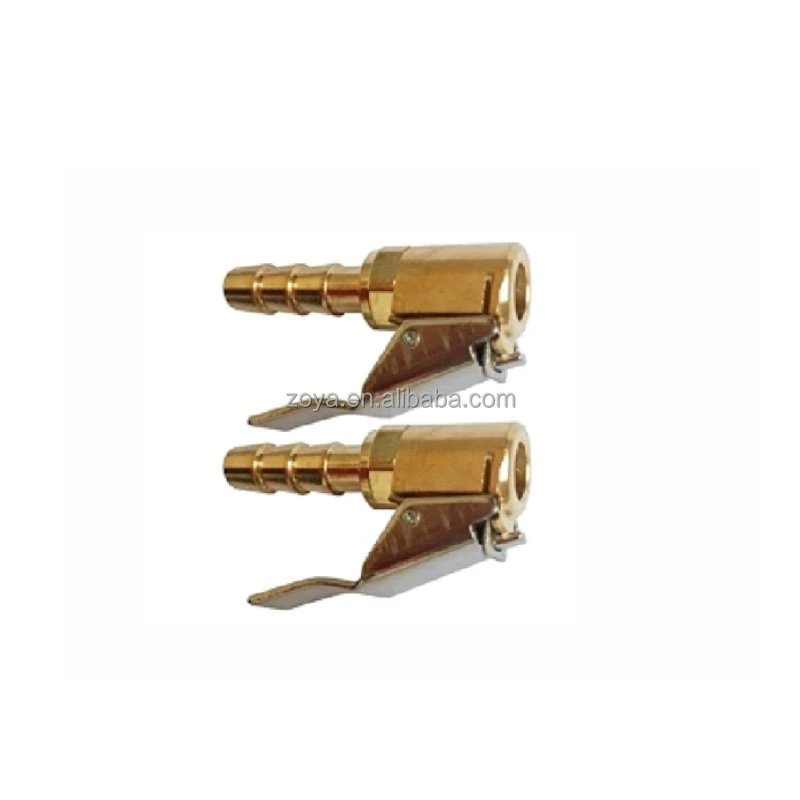 AUTO CAR ACCESSORY AC-108 AIR PRESSURE CHUCK BRASS MATERIAL 6MM THREAD DIAMETER OPEN TYPE TIRE REPAIR TOOL