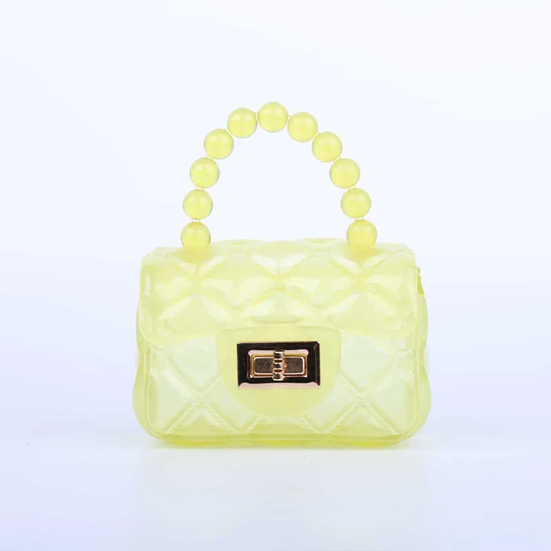 Wholesale ladies clear little girls kids mini purse jelly handbags