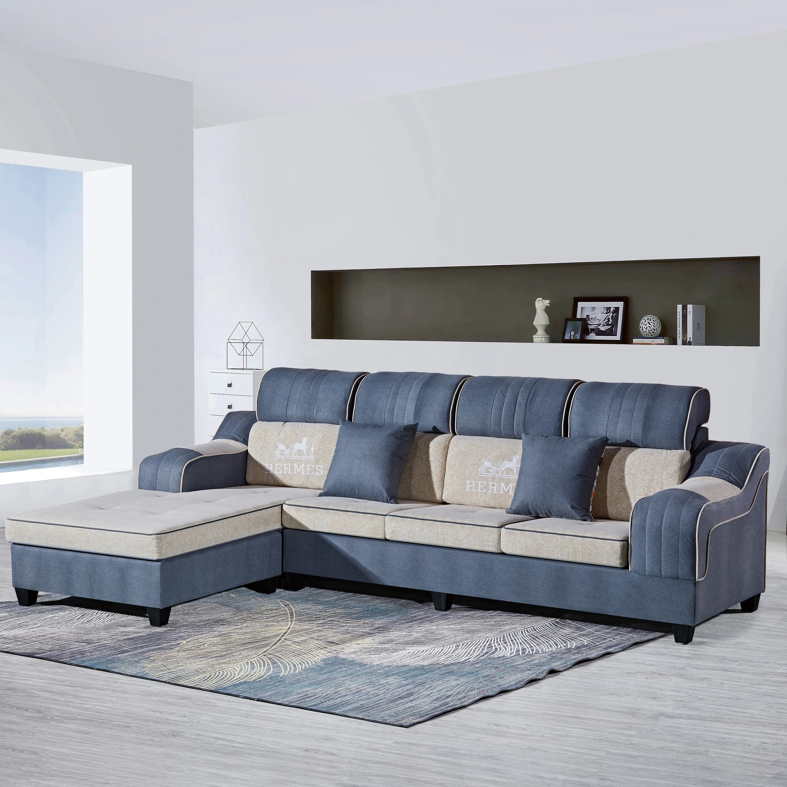 
Factory carefully crafted sofa set function living room leather massage sofa sitting room sofa cum bed 