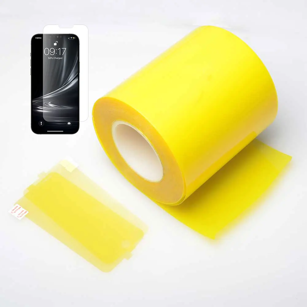 
1010mm * 100m Soft TPU Hydrogel Self-healing Screen Protector Zero Bubble TPU Film for curved screen mobile phone 