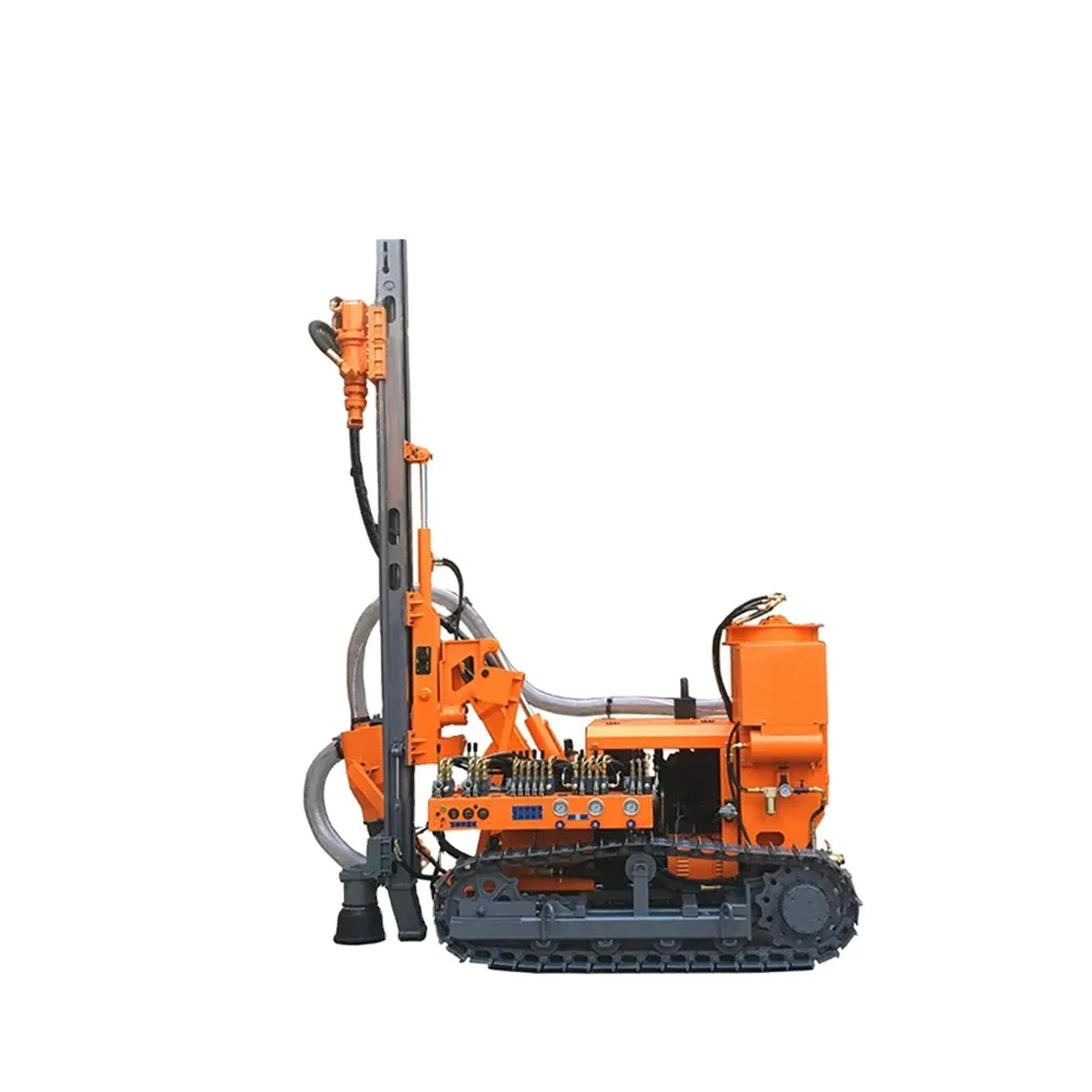 2024 new product mine drilling rig blasting Hengwang remote control  open pit rock drill rig dth rotary drill rig for sale