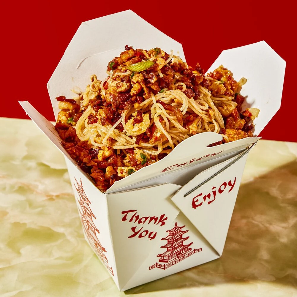 Пользовательский логотип многоразовая коричневая коробка для еды Doner из крафтовой бумаги лапши на вынос упаковка пасты