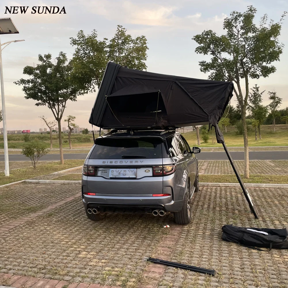 4x4 внедорожный пикап туристический первоклассный технологичный палатка на крыше для кемпинга с частной раздевалкой уличный Алюминиевый жесткий корпус с пристройкой