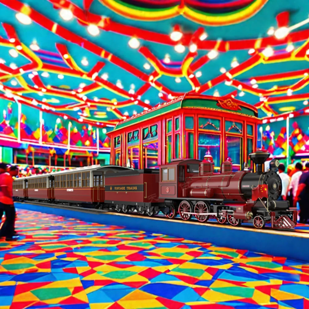 Factory Direct Outdoor Metal Electric Train for Amusement Park & Sightseeing Tourist Attraction
