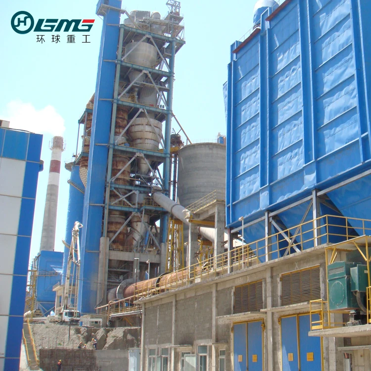Five stage preheater in cement plant