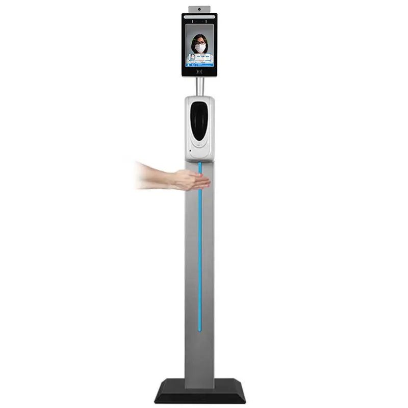 Termal face recognition access control facial body temperature camera kiosk digital thermometer