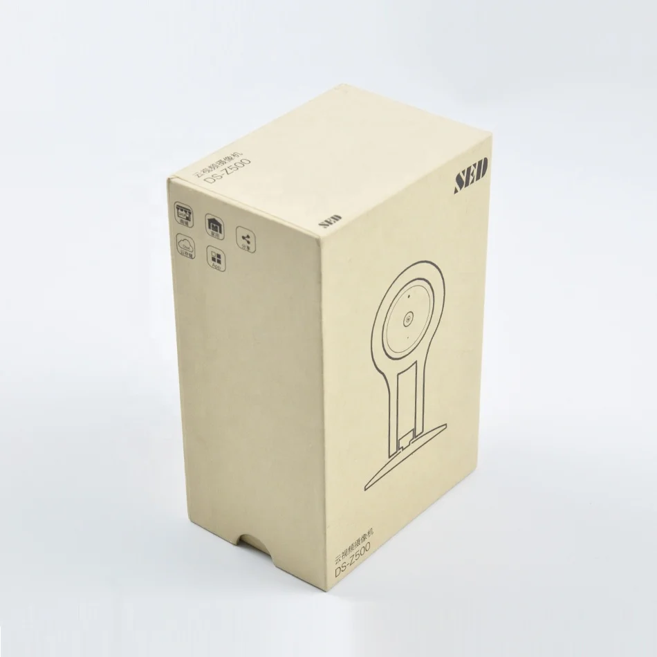 Бумажная коробка для бытовой электроники со вставкой из вспененного этилена Золотая фольга тиснение матовая глянцевая ламинация исчезающая печать тип папки