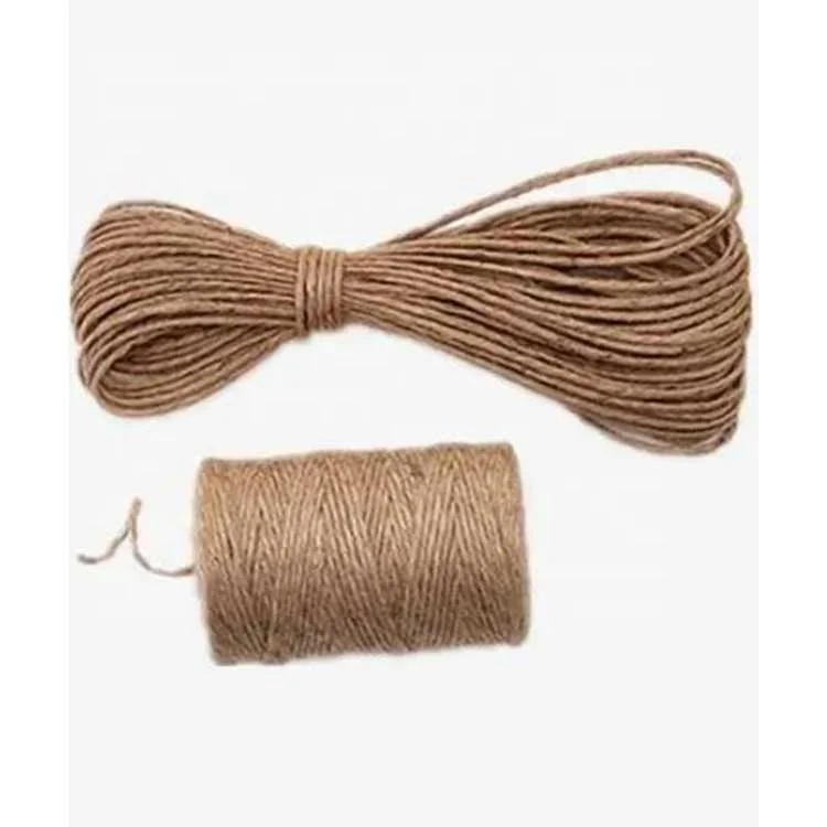 Natural Hemp Twine Cord Jute String Rope Burlap Parcel Twine 2MM Jute String Gardening Sisal Rope 3PLY Jute Twine String