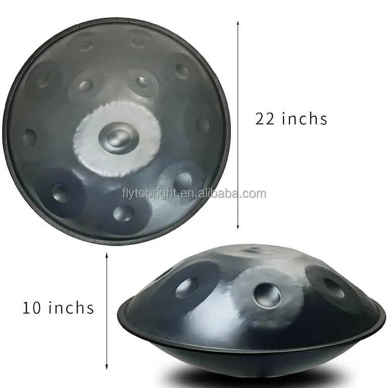 18 22 inch golden castle 9 10 12 notes tongue Gold drump hand pan handpan h ang stainless steel drum G D minor scale hand drum