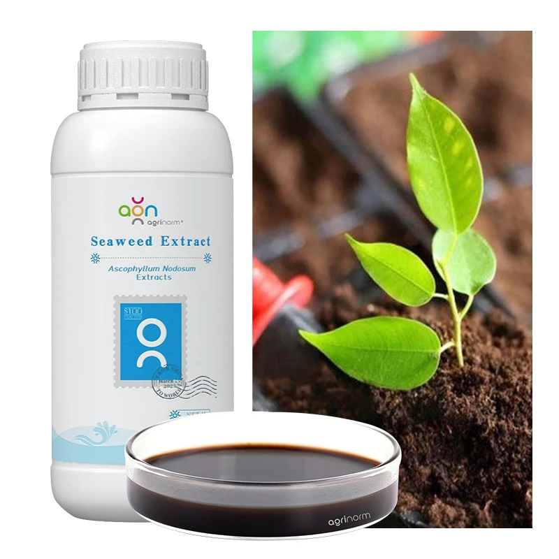 Agriculture Use Liquid Alginic Acid Fertilizer Organic Seaweed Extract Liquid Fertilizer