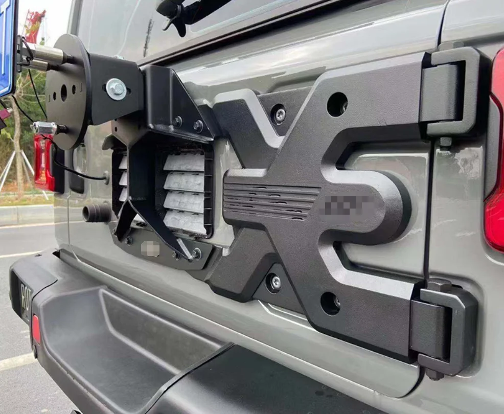 Spare Tire Carrier  Tailgate Reinforcement Kit for Jeep Wrangler JL auto parts Spare tire reinforcement bracket