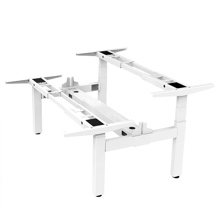 Latest Design Dual Motor Adjustable Table computer Face To Face Office Table