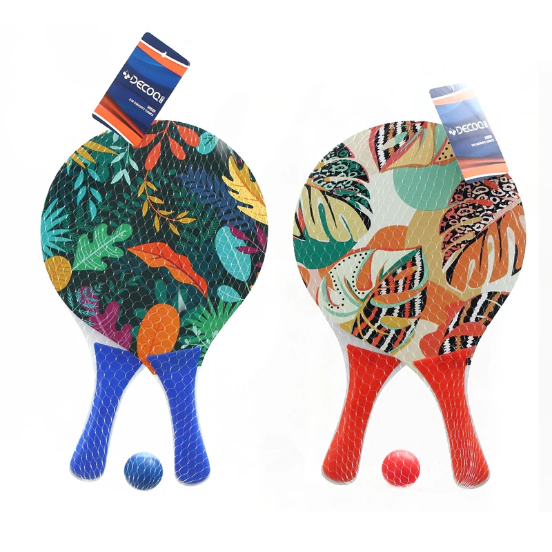 High Quality MDF Beach Tennis Racket New Design UV Printed for Indoor or Outdoor Sports Factory Original Accessory Racquet