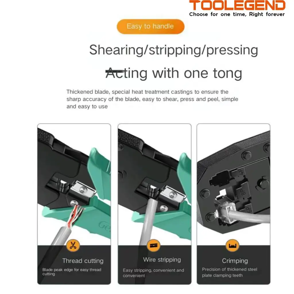 Network cable clamp Three use net pliers