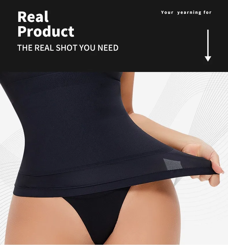 Casual U Neck Shape Sleeveless Vest Tight Waist Trainer Compression Vest