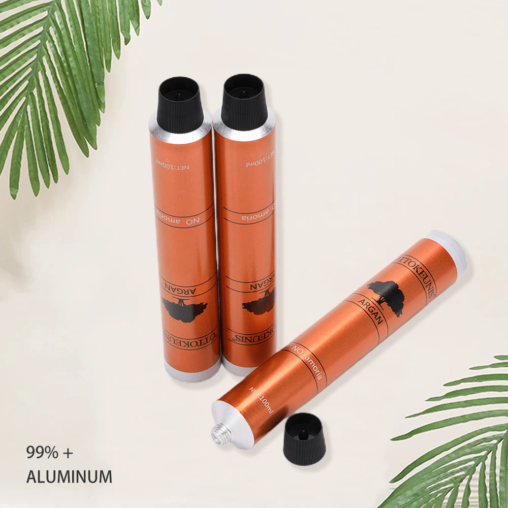 
Customized Aluminum Tube for Cosmetics 30-120ml with Printing 99.7% Pure Aluminum Materials 