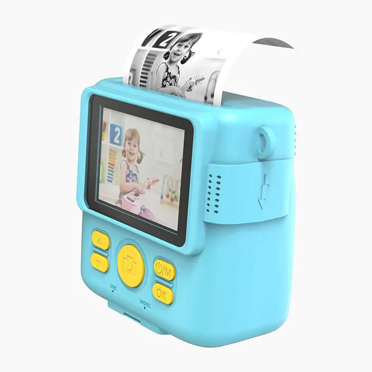Hot Sale Digital camera for Kids 2.4inch HD Screen MP3 player Photo Video camera Rechargeable 681 DIY Instant Print Camera