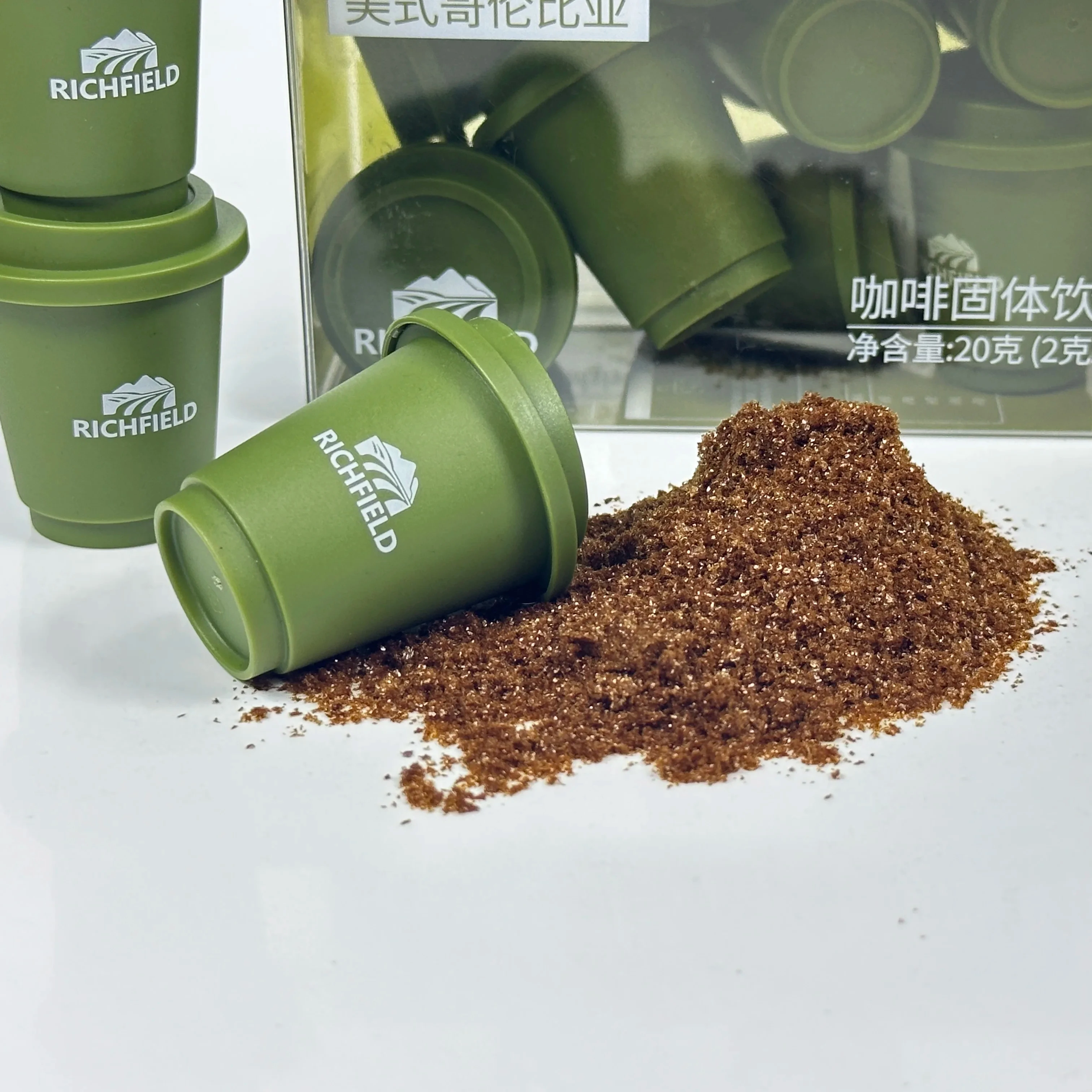 OEM Private Label Ethiopia Arabica Coffee G1 G4 Specialty Coffee Freeze Dried Coffee Powder