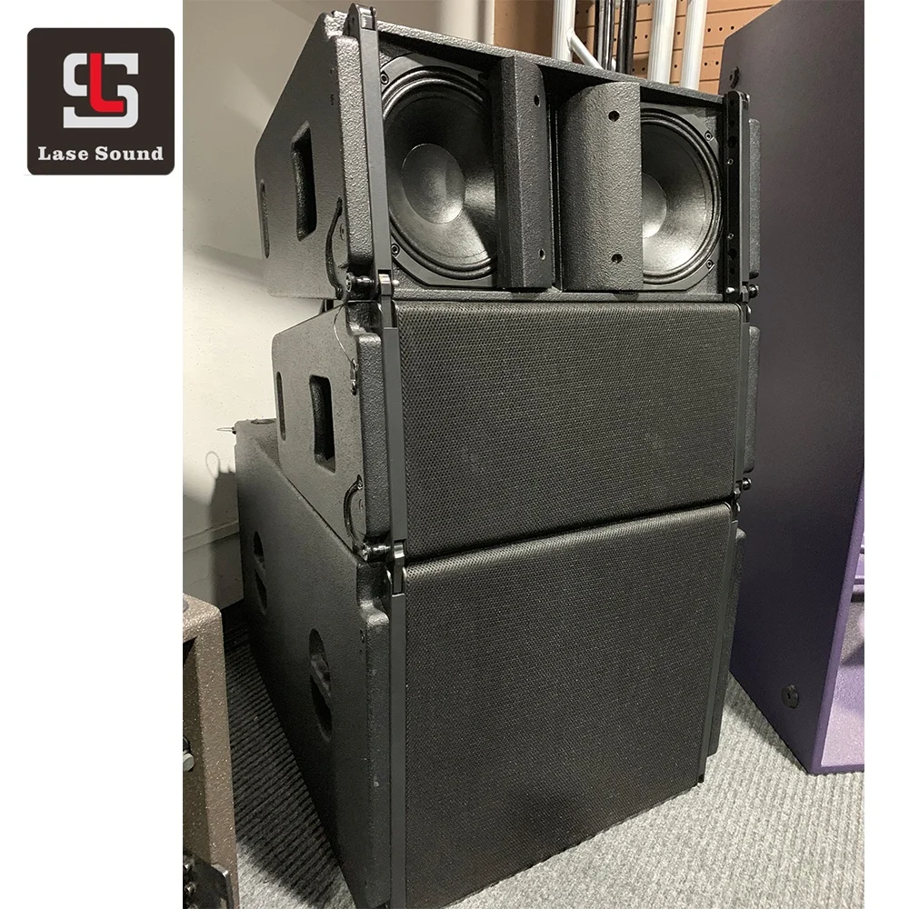 Dual 10 Inch L-VERA20 active line array speakers sonido professional audio  Made of Wooden pa speaker system outdoor concert