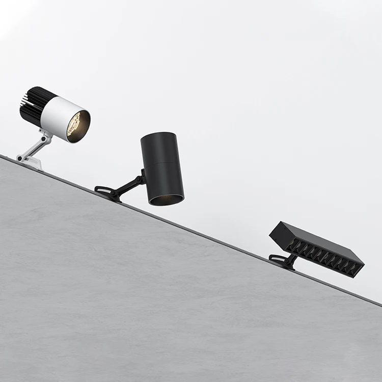 LEDOUX Best Selling Rail Installation Anti-dazzle Aluminum Art Gallery Down Light 2 10 15 20 30 W Led Track Light