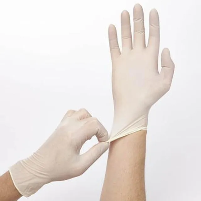 wholesale High Quality China manufacturer making machine household coated powder-free food grade dust-free gloves latex glove