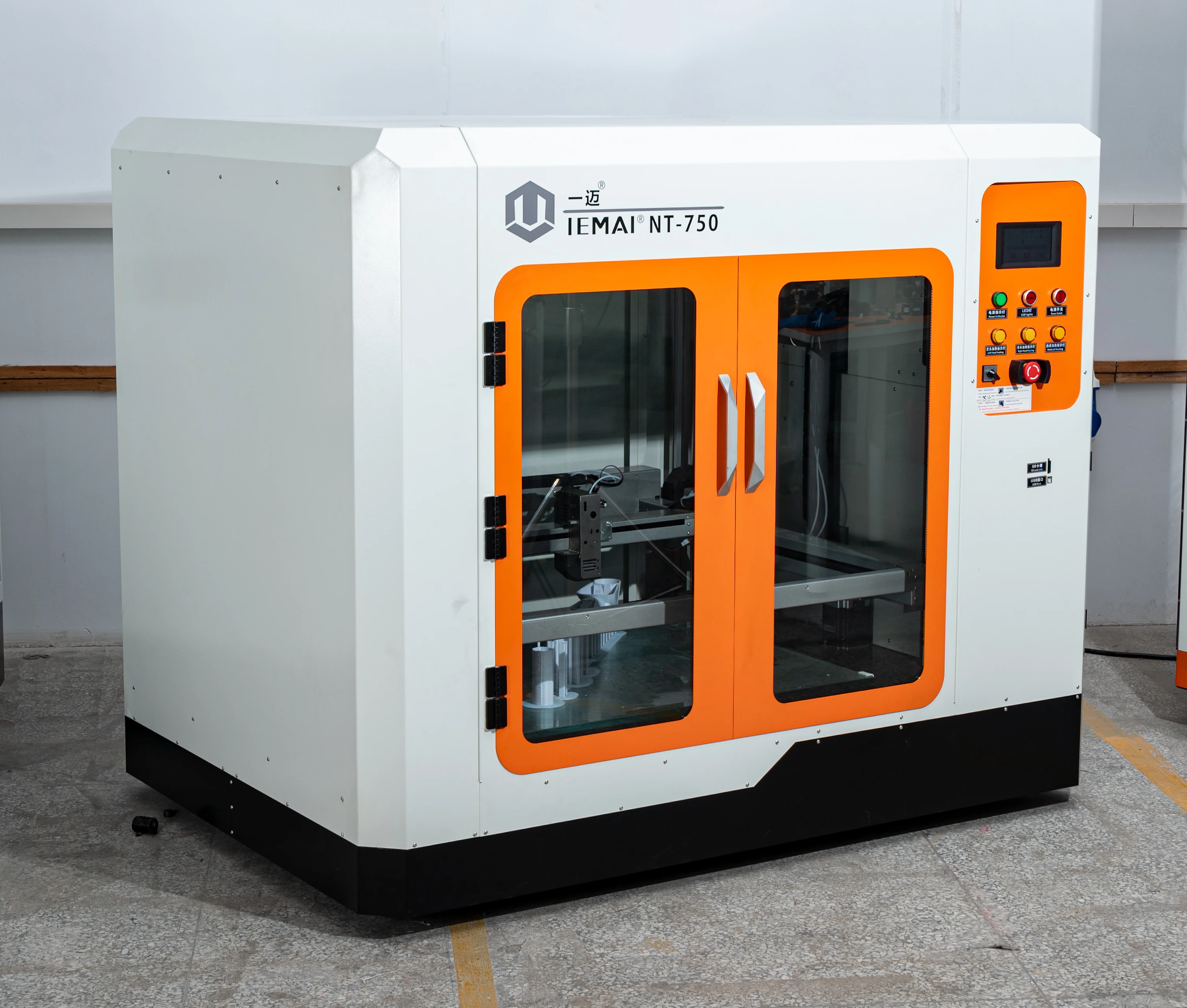 Дунгуань наличие сертификата IEMAI3D большой промышленный 3d принтер YM-NT-750 с поток воздуха быстрая скорость 2 85 мм 3D экструдер корабль в порт Шэньчжэнь