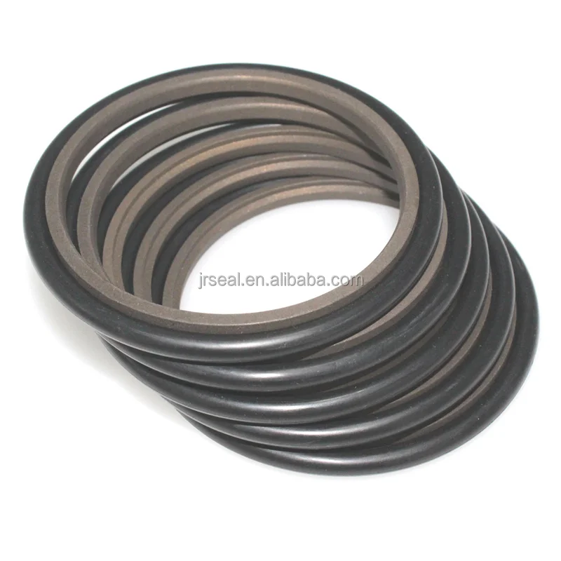 Hot Sale Hydraulic Buffer Rod Seal Rubber PTFE NBR Step Seal HBTS Seal