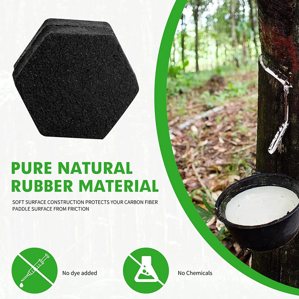 Pickleball Paddle Eraser, Carbon Fiber Pickle Ball Racket Cleaner for Removing Ball Residue, Dirt, & Minor Scrapes/Scratches