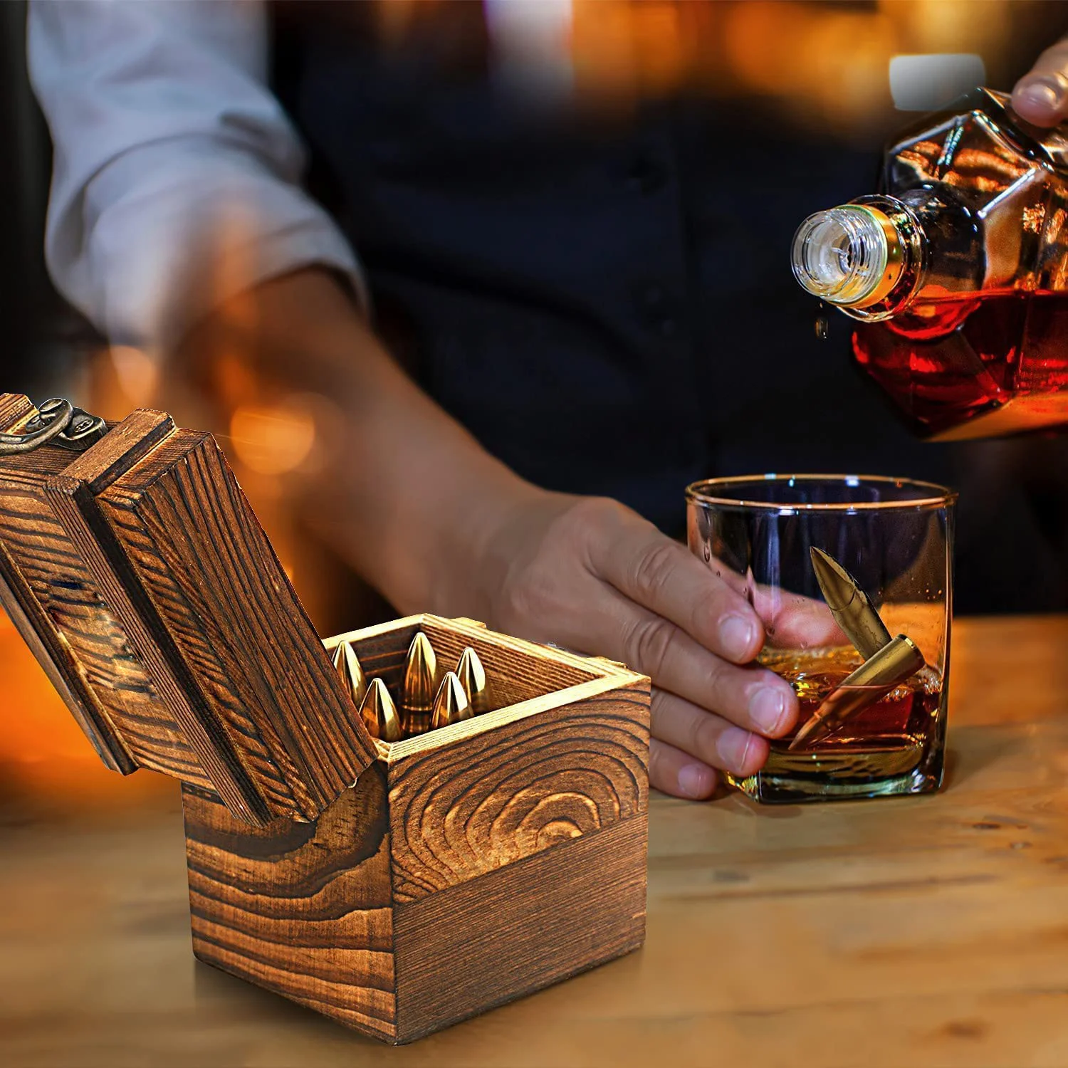 unique birthday gift for husband boyfriend useful cool gadgets whiskey gifts for men whiskey stones whiskey bullets