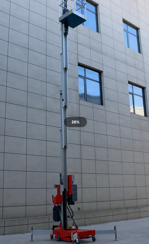 8m portable vertical aluminium Platform ladder Electric ladder lift