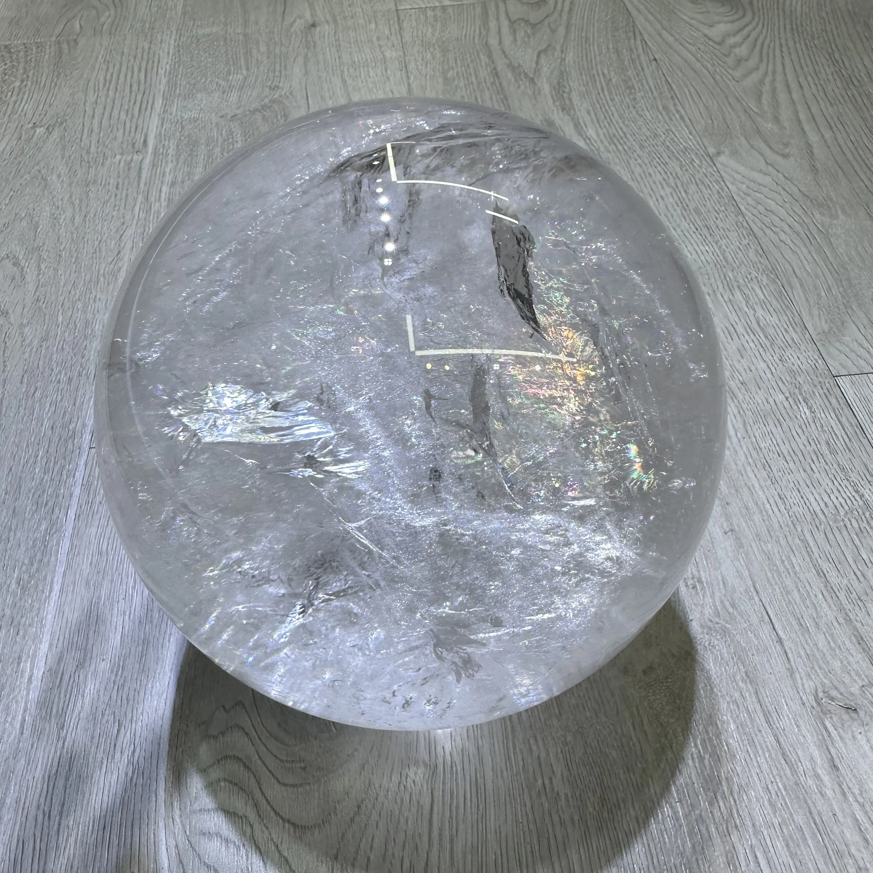 Wholesale Natural Stone 50kg White Clear Crystal Quartz Large Gemstone Spheres Ball For Home Decoration