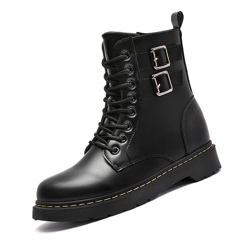 Wholesale Leather Boots Shoes For Women And Ladies Casual Work Shoes Stock Business Dress Black Shoe