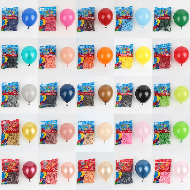 Оптовая продажа 5 дюймов утолщенный матовый латексный шар 0 8 г для украшения свадебной вечеринки дня рождения