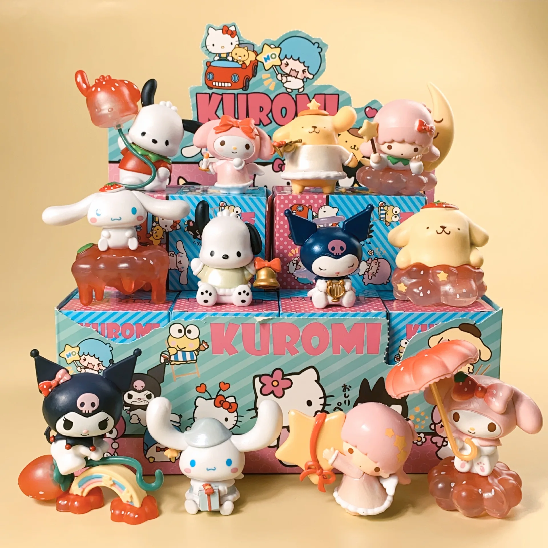 5 5-11 см аниме Слепая Коробка Kawaii Cinnamoroll My Melody Куроми мультфильм фигурка ПВХ модель