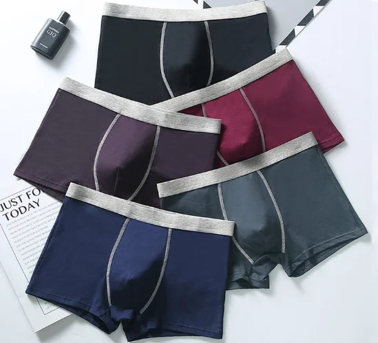 Man Under Wear Manufacturer Para Hombre Bamboo Fiber Boxer Underwear Boxer For Men