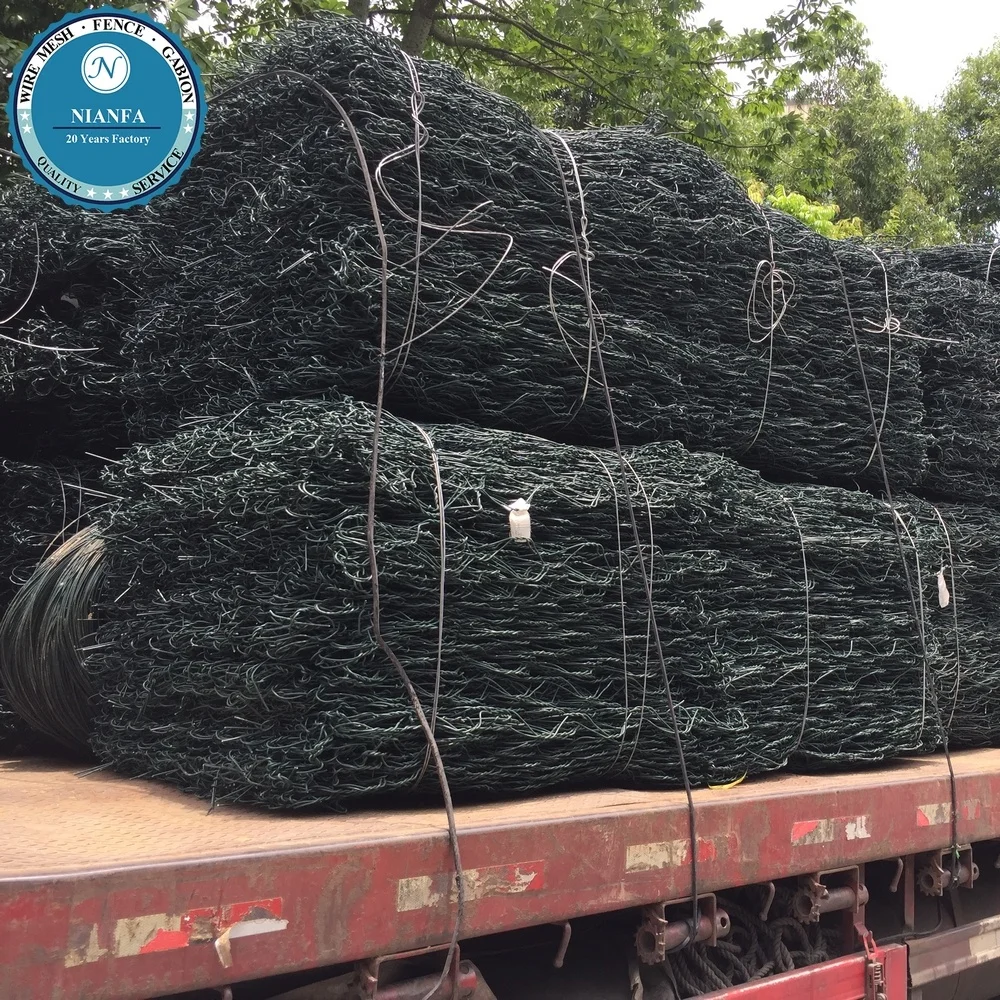 China suppliers Guangzhou factory garden customized size welded pvc coated galfan cheap price gabion box