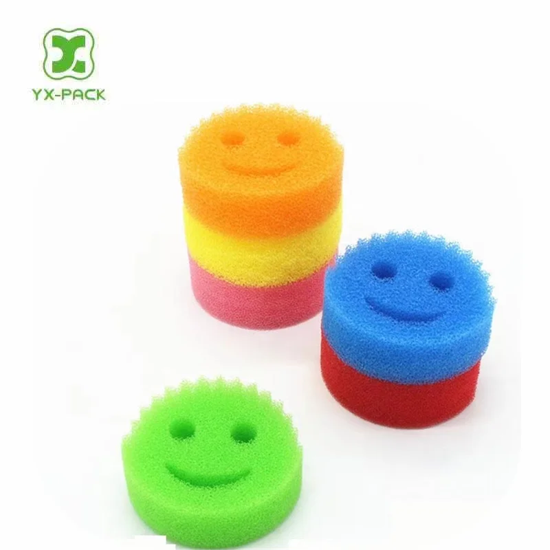 Kitchen scrub cellulose cleaning sponge dishwashing sponge for dishes