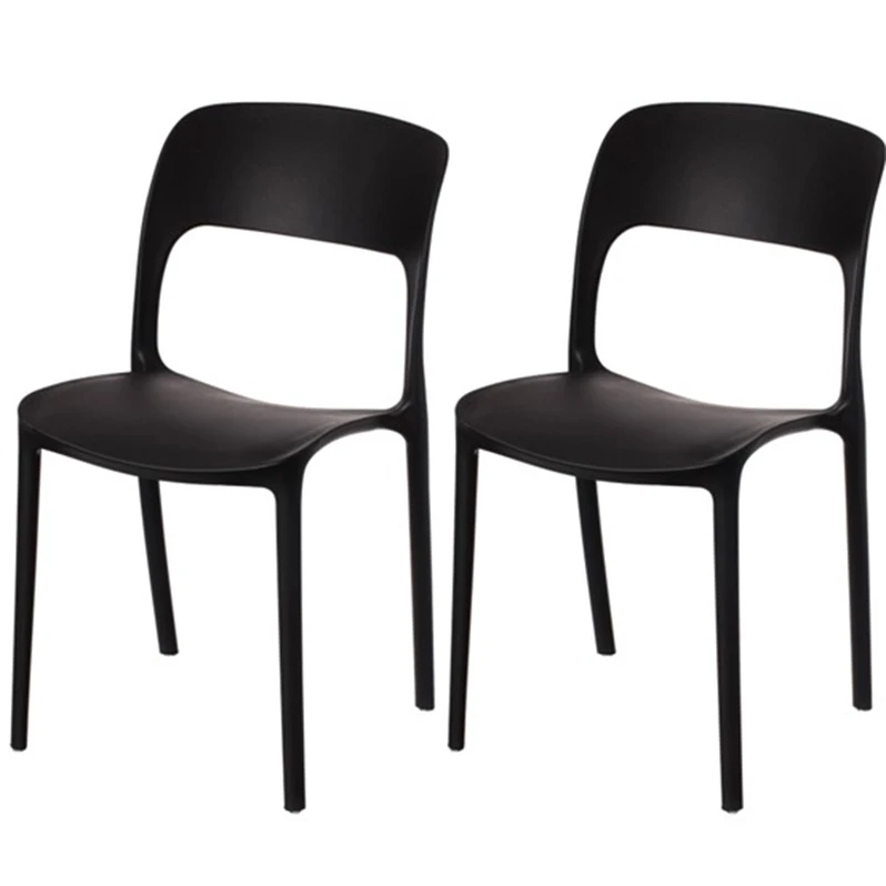 Nordic Wholesale Lightweight Grace Simple Design Plastic Dining Chairs