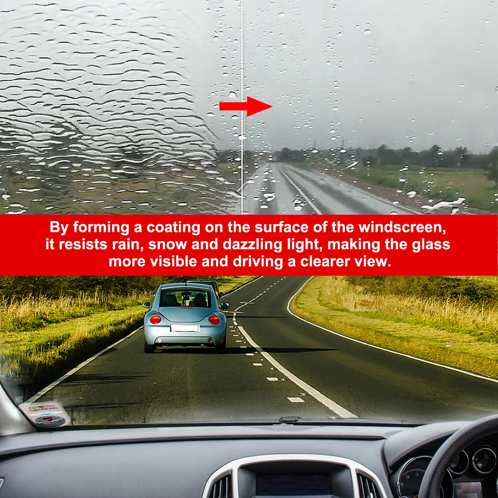 100ml Glass Coating Car Windshield Crystalline Coating Auto Window Crystal Nano Waterproof Dustproof Glass Coating