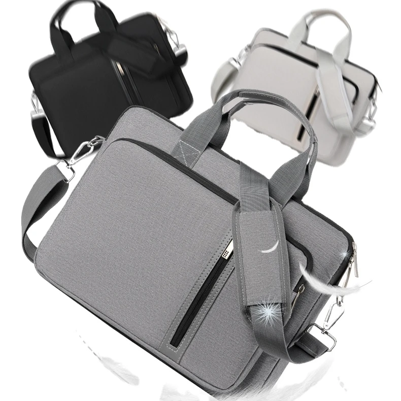 Custom Cheap Recycled Business 14 15.6 13.3 Inch Ladies Waterproof Women Men Messenger Shoulder Laptop Bags for Computers
