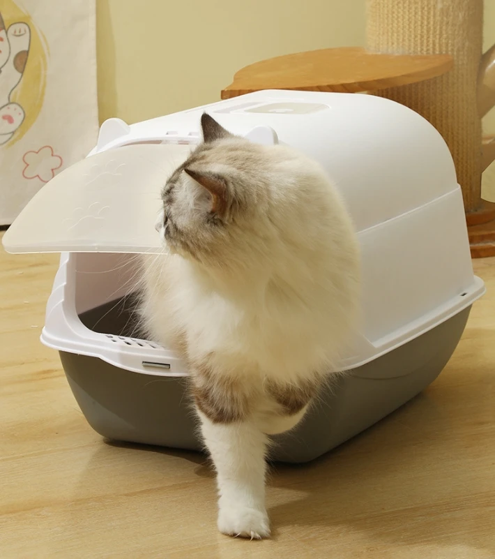 Wholesale Factory Puppy-Shaped High Absorption PP Plastic Pet Toilet Sand Litter Box Cat & Cat Litter Cleaning Compatible