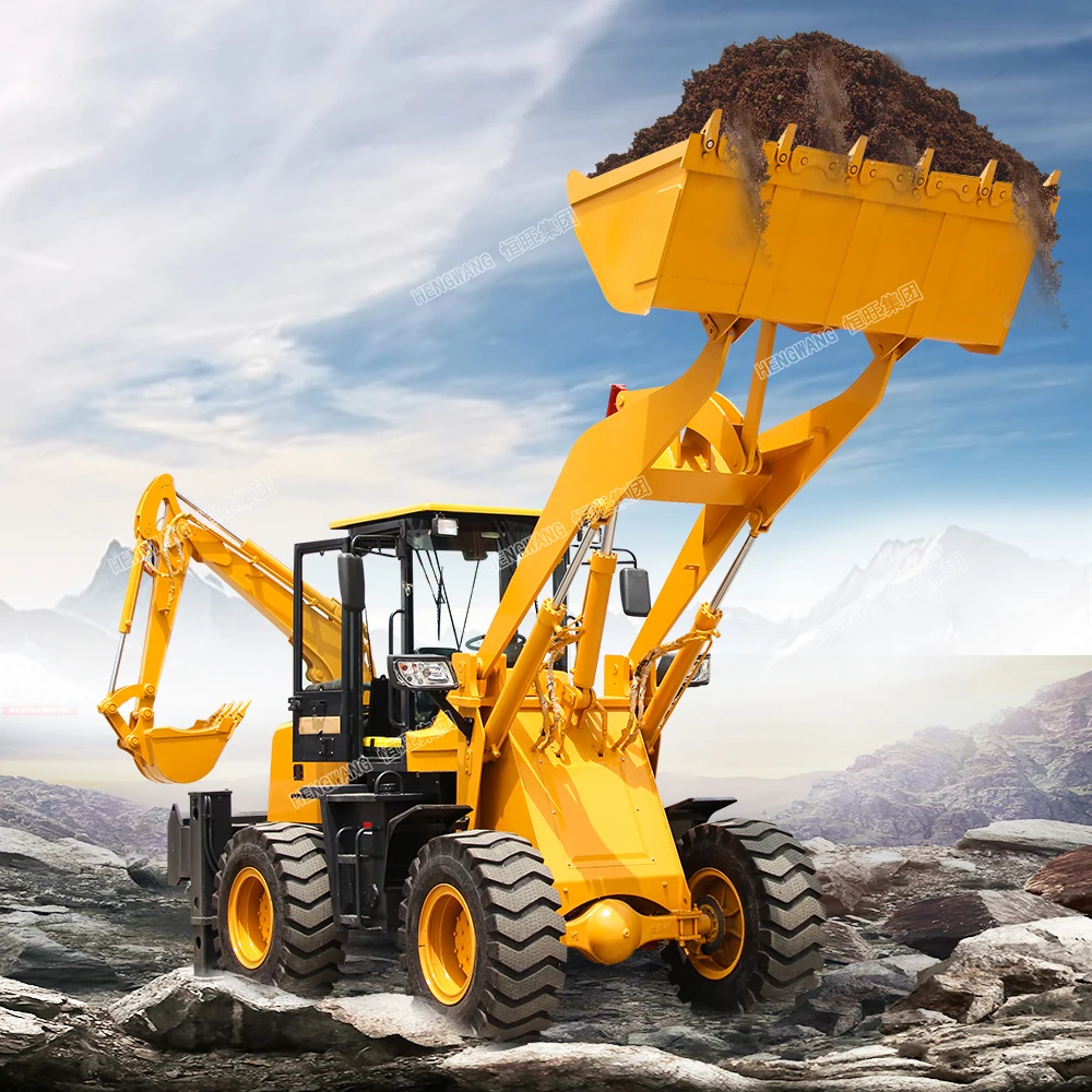 Hengwang HW20-28 трактор 2Ton ведра колеса гидравлический погрузчик с обратной лопатой цены по прейскуранту завода-изготовителя