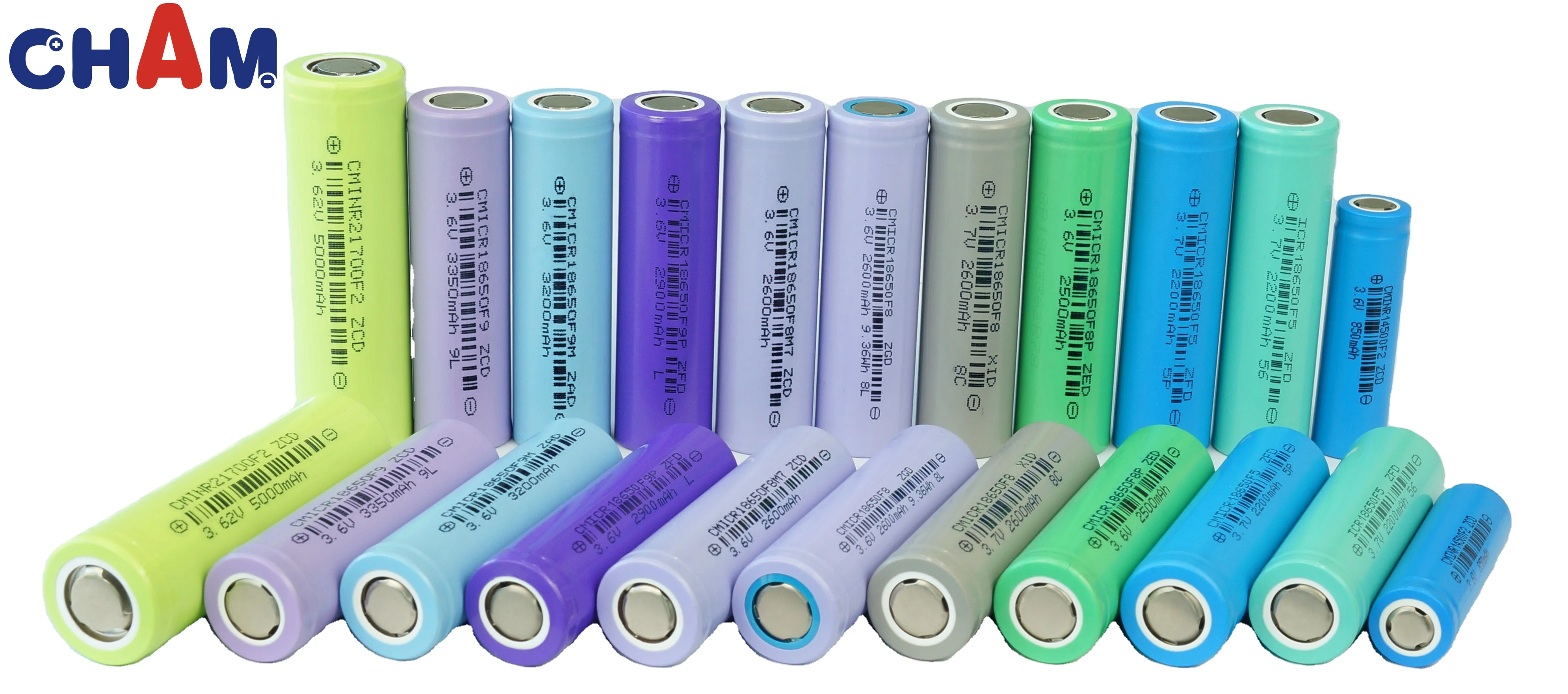 CHAM Fatory 2580mAh 18650 High Quality Rechargeable Battery 3.6V