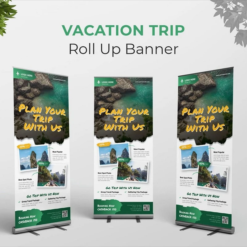 High Quality Trade Show Large Outdoor Rollup Banner Wedding Pull Up Banner Stands