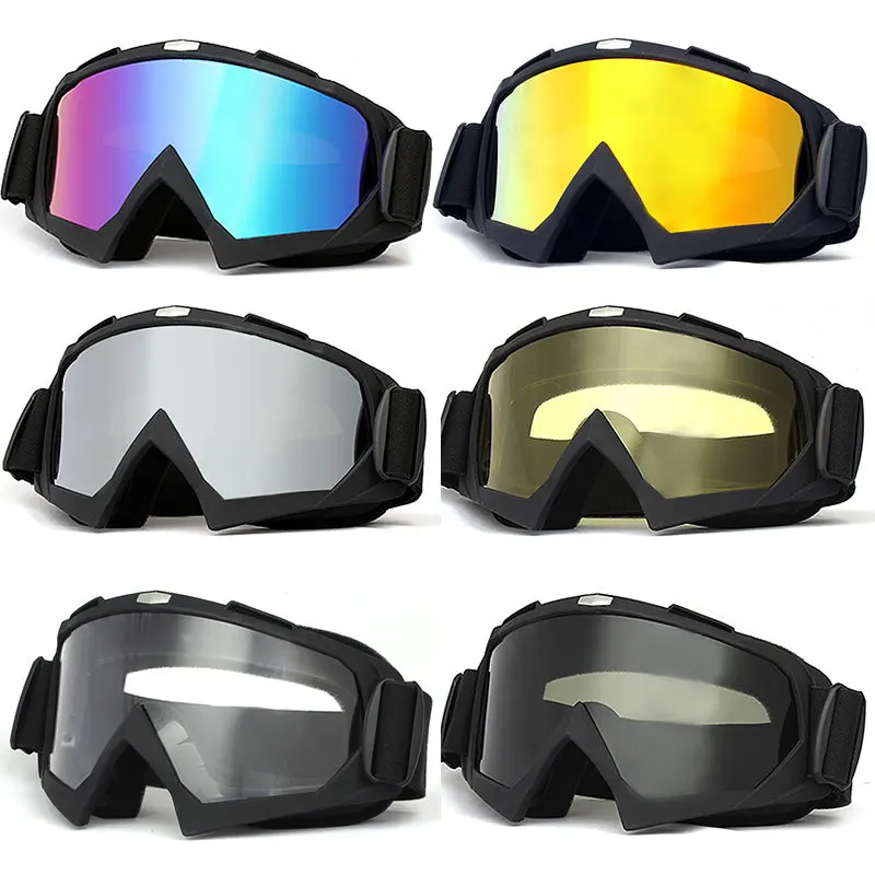 M146 Dual Sport Outdoor Sports Goggles Windproof Motorcycle Rider Glasses with  Helmet Ski Mountaineering Rigging